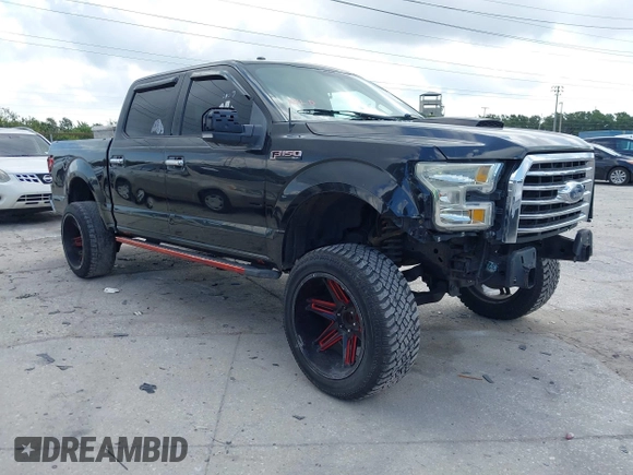 2015 Ford F-150 XLT with VIN 1FTEW1C81FFB05261, listed as a IAAI auction lot 42193554 with Not Provided miles and . Bid and sale history available at carsss.com. Image 1.