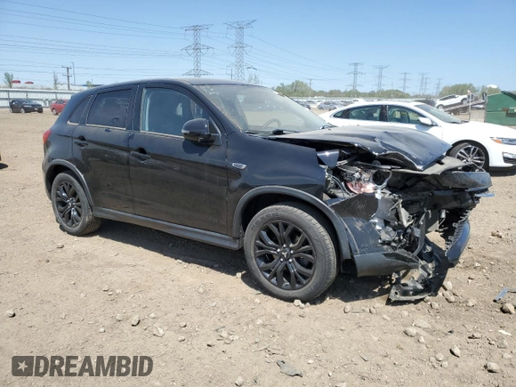 2018 Mitsubishi Outlander ES z VIN JA4AP3AU0JU009093, wystawiony jako Copart lot #55962505 z przebiegiem 10 156 mil mil oraz Szkoda całkowita • Salvage title. Historia ofert i sprzedaży dostępna na DreamBid. Obrazek 4.