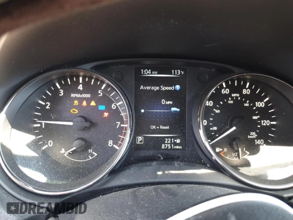 2017 Nissan Rogue SV with VIN KNMAT2MT6HP571846, listed as a Copart auction lot 54995735 with 8,751 mi miles and Salvage title. Bid and sale history available at DreamBid. Image 9.
