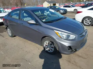 2015 Hyundai Accent SE with VIN KMHCT4AE0FU842615, listed as a IAAI auction lot 41827359 with NaN miles. Bid and sale history available at carsss.com. Image 1.