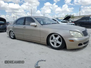 2004 Mercedes-Benz S-Class 5.0L with VIN WDBNG75JX4A420200, listed as a Copart auction lot 69535384 with 0 mi miles and Clean Title. Bid and sale history available at carsss.com. Image 4.
