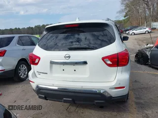 2020 Nissan Pathfinder S with VIN 5N1DR2AN4LC593664, listed as a IAAI auction lot 41589398 with 55,823 mi miles. Bid and sale history available at carsss.com. Image 16.