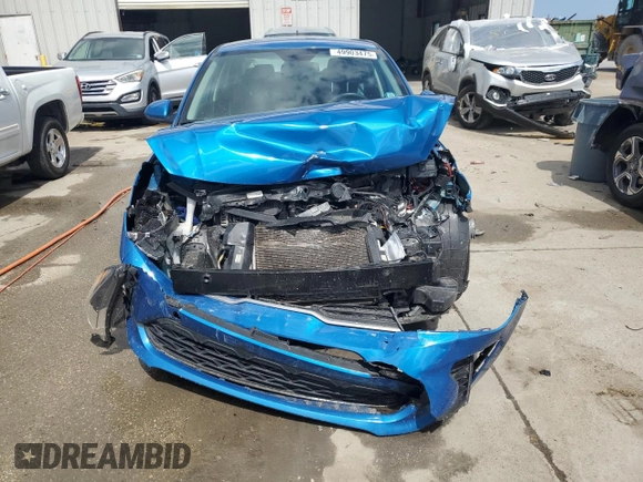 2022 Kia Rio LX with VIN 3KPA24AD3NE468231, listed as a Copart auction lot 49903475 with 62,187 mi miles and Salvage Title. Bid and sale history available at carsss.com. Image 5.