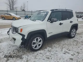 2020 Jeep Renegade Limited with VIN ZACNJBD1XLPL18706, listed as a Copart auction lot 88107385 with 64,236 mi miles and Non repairable. Bid and sale history available at DreamBid. Image 1.
