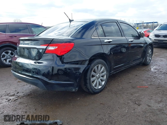 2014 Chrysler 200 Touring with VIN 1C3CCBBB0EN118983, listed as a IAAI auction lot 41924484 with 120,002 mi miles. Bid and sale history available at carsss.com. Image 4.
