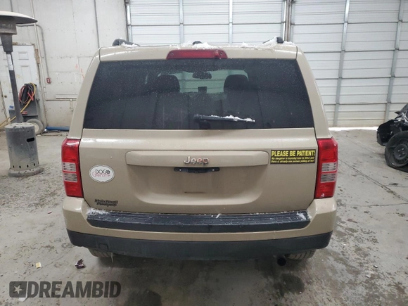 2017 Jeep Patriot Sport SE with VIN 1C4NJPBA3HD118128, listed as a Copart auction lot 41986955 with 95,543 mi miles and Salvage Title. Bid and sale history available at carsss.com. Image 6.