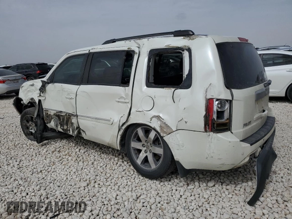 2013 Honda Pilot Touring with VIN 5FNYF3H94DB007174, listed as a Copart auction lot 48033325 with 205,432 mi miles and Salvage Title. Bid and sale history available at DreamBid. Image 2.