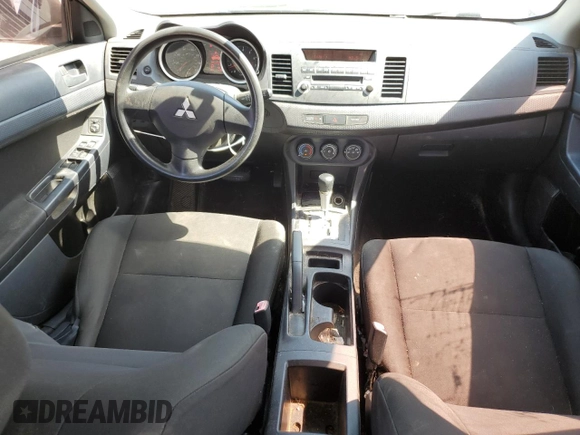 2010 Mitsubishi Lancer DE with VIN JA32U1FU1AU033370, listed as a Copart auction lot 65296834 with 144,485 mi miles and Salvage Title. Bid and sale history available at carsss.com. Image 8.