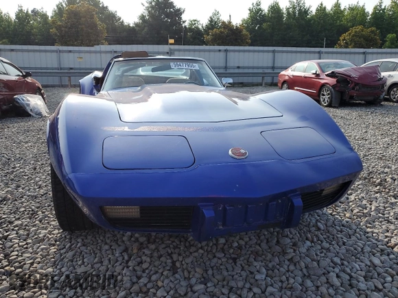 1975 Chevrolet Corvette with VIN 1Z37J5S415588, listed as a Copart auction lot 59477955 with 58,044 mi miles and Salvage title. Bid and sale history available at DreamBid. Image 5.