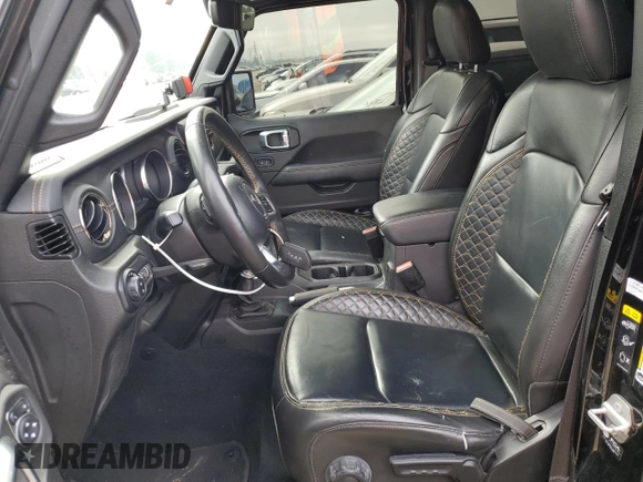 2022 Jeep Gladiator Overland with VIN 1C6HJTFG2NL129862, listed as a Copart auction lot 86254394 with 98,151 mi miles and Salvage title. Bid and sale history available at DreamBid. Image 14.