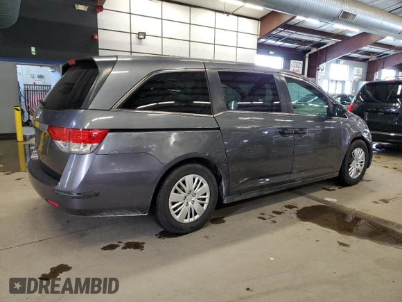 2015 Honda Odyssey LX с VIN 5FNRL5H26FB131655, выставлен на аукционе Copart как лот 45963365 с пробегом 214 535 миль миль и Чистый • Clean title. История ставок и продаж доступна на DreamBid. Изображение 3.