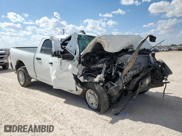 2024 Ram 2500 Tradesman with VIN 3C6UR5CL2RG277842, listed as a Copart auction lot 69220124 with 0 mi miles and Salvage Title. Bid and sale history available at carsss.com. Image 4.