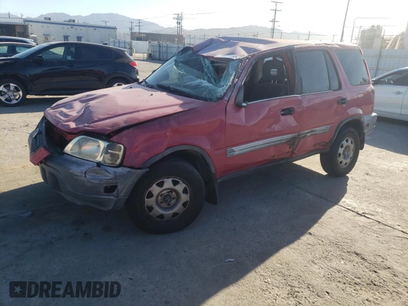 2000 Honda CR-V LX with VIN JHLRD2842YS006982, listed as a Copart auction lot 46757715 with 157,829 mi miles and Salvage Title. Bid and sale history available at carsss.com. Image 1.