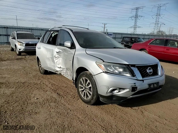 2015 Nissan Pathfinder Platinum with VIN 5N1AR2MM1FC667763, listed as a Copart auction lot 84653274 with 130,642 mi miles and Salvage Title. Bid and sale history available at carsss.com. Image 11.