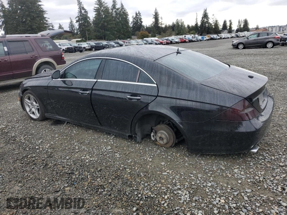 2006 Mercedes-Benz CLS-Class with VIN WDDDJ75X66A060418, listed as a Copart auction lot 76083544 with 184,316 mi miles and Salvage Title. Bid and sale history available at carsss.com. Image 2.