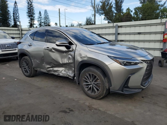 2022 Lexus NX with VIN 2T2GGCEZXNC010403, listed as a Copart auction lot 47100295 with 46,098 mi miles and Salvage Title. Bid and sale history available at carsss.com. Image 4.
