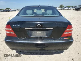 2001 Mercedes-Benz S 320/430/500 with VIN WDBNG70J21A221144, listed as a Copart auction lot 56856945 with Not provided miles and Salvage title. Bid and sale history available at DreamBid. Image 6.