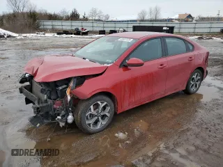 2021 Kia Forte LXS with VIN 3KPF24AD1ME390164, listed as a Copart auction lot 43323125 with 59,380 mi miles and Salvage Title. Bid and sale history available at carsss.com. Image 1.