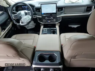 2024 Ford Expedition Max XLT with VIN 1FMJK1H83REA52653, listed as a Copart auction lot 58908145 with 5,198 mi miles and Salvage title. Bid and sale history available at DreamBid. Image 8.