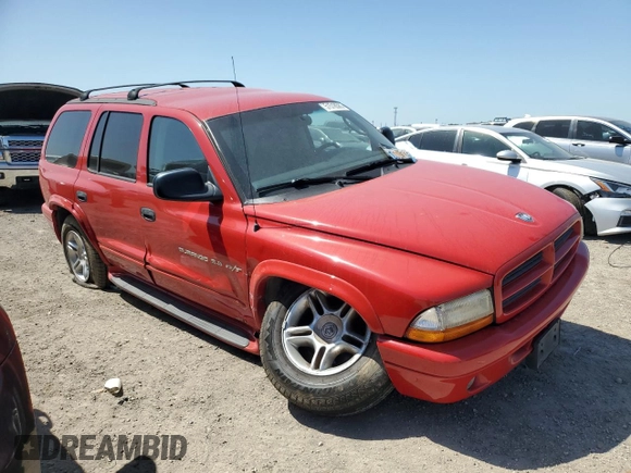 2001 Dodge Durango with VIN 1B4HS28Z91F612687, listed as a Copart auction lot 51518585 with 232,425 mi miles and Salvage Title. Bid and sale history available at carsss.com. Image 4.