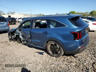 2025 Kia Sorento EX z VIN KNDRHDJG3S5299511, wystawiony jako Copart lot #54688655 z przebiegiem 61 596 mil mil oraz Szkoda całkowita • Salvage title. Historia ofert i sprzedaży dostępna na DreamBid. Obrazek 2.