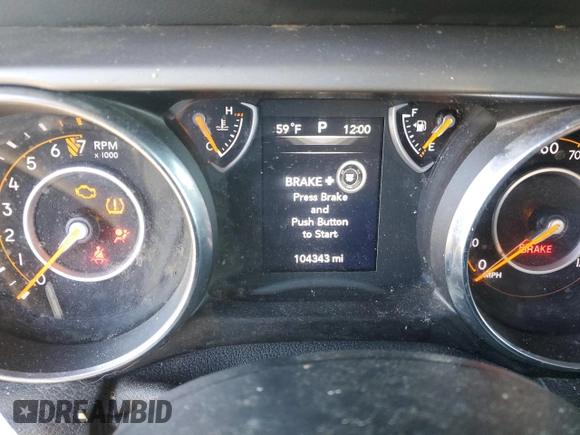 2020 Jeep Wrangler Unlimited Sport S z VIN 1C4HJXDG5LW325387, wystawiony jako Copart lot #41467505 z przebiegiem 104 343 mil mil oraz Szkoda całkowita • Salvage title. Historia ofert i sprzedaży dostępna na DreamBid. Obrazek 9.