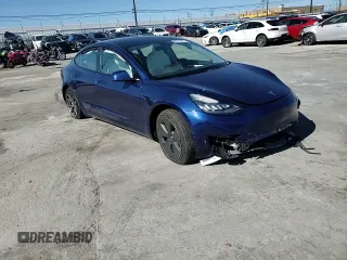 2022 Tesla Model 3 Long Range with VIN 5YJ3E1EB2NF243381, listed as a Copart auction lot 48917265 with 25,865 mi miles and Salvage Title. Bid and sale history available at DreamBid. Image 11.