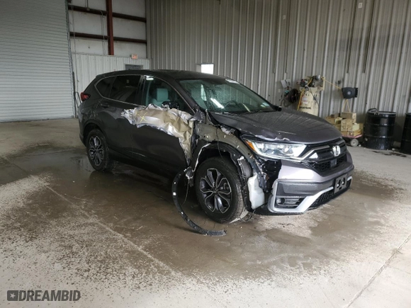 2022 Honda CR-V EX with VIN 2HKRW2H51NH618844, listed as a Copart auction lot 47454115 with 27,695 mi miles and Salvage Title. Bid and sale history available at carsss.com. Image 4.