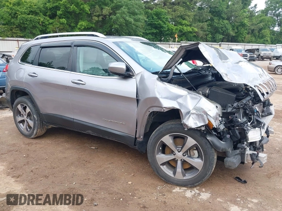 2020 Jeep Cherokee Limited with VIN 1C4PJMDX3LD531197, listed as a IAAI auction lot 42128640 with 98,104 mi miles and . Bid and sale history available at DreamBid. Image 1.