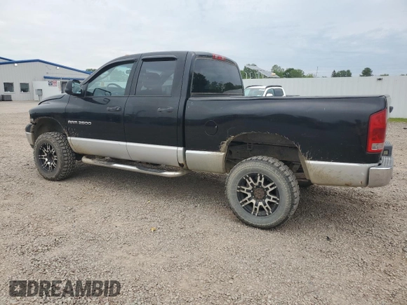 2004 Dodge 2500 SLT z VIN 3D7KU28D14G154093, wystawiony jako Copart lot #60282685 z przebiegiem 151 025 mil mil oraz Czysty tytuł • Clean title. Historia ofert i sprzedaży dostępna na DreamBid. Obrazek 2.