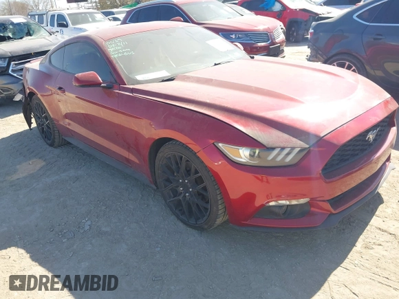 2015 Ford Mustang EcoBoost with VIN 1FA6P8THXF5375532, listed as a IAAI auction lot 41751755 with 138,096 mi miles and . Bid and sale history available at carsss.com. Image 1.