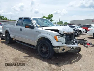 2009 Ford F-150 STX with VIN 1FTRX12859FA64699, listed as a IAAI auction lot 42641630 with 155,127 mi miles and . Bid and sale history available at DreamBid. Image 1.