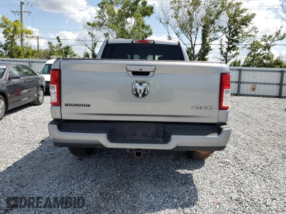 2019 Ram 1500 Big Horn/Lone Star with VIN 1C6RRFFG2KN753255, listed as a Copart auction lot 52512365 with 69,048 mi miles and Salvage Title. Bid and sale history available at carsss.com. Image 6.