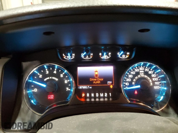 2013 Ford F-150 XL with VIN 1FTFW1ET1DFA06247, listed as a Copart auction lot 46431945 with 87,960 mi miles and Salvage Title. Bid and sale history available at carsss.com. Image 9.