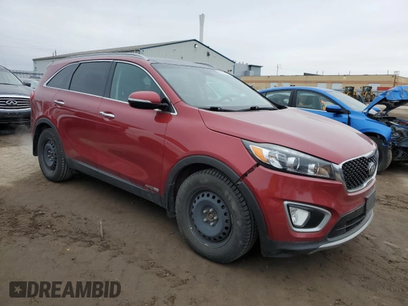 2017 Kia Sorento EX with VIN 5XYPHDA52HG222652, listed as a Copart auction lot 50910155 with 188,703 mi miles and Clean Title. Bid and sale history available at DreamBid. Image 4.