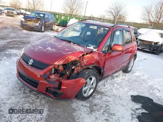 2009 Suzuki SX4 Man AWD with VIN JS2YB413996201005, listed as a IAAI auction lot 41368510 with 27,111 mi miles. Bid and sale history available at carsss.com. Image 2.