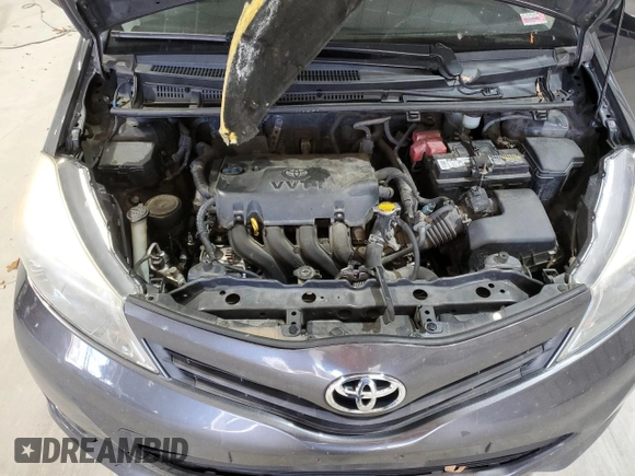2014 Toyota Yaris L with VIN VNKJTUD39EA011529, listed as a Copart auction lot 81510314 with 185,470 mi miles and Clean Title. Bid and sale history available at carsss.com. Image 12.