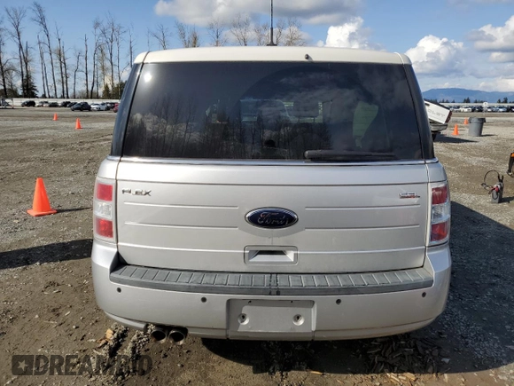 2010 Ford Flex SEL with VIN 2FMGK5CC6ABB18285, listed as a Copart auction lot 51531965 with 132,757 mi miles and Salvage Title. Bid and sale history available at carsss.com. Image 6.