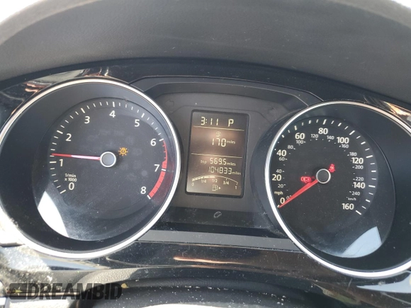2015 Volkswagen Jetta Sport z VIN 3VWD17AJ4FM401214, wystawiony jako Copart lot #61095445 z przebiegiem 104 833 mil mil oraz Czysty tytuł • Clean title. Historia ofert i sprzedaży dostępna na DreamBid. Obrazek 9.