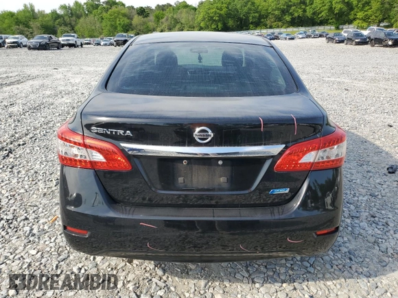 2013 Nissan Sentra SR with VIN 3N1AB7AP1DL791430, listed as a Copart auction lot 52180035 with 105,743 mi miles and Salvage Title. Bid and sale history available at DreamBid. Image 6.