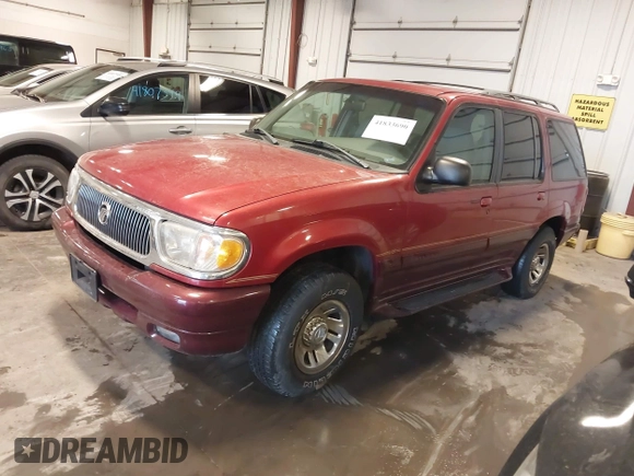 1998 Mercury Mountaineer z VIN 4M2ZU55P2WUJ00109, wystawiony jako IAAI lot #41833690 z przebiegiem 119 073 mil mil oraz . Historia ofert i sprzedaży dostępna na DreamBid. Obrazek 2.