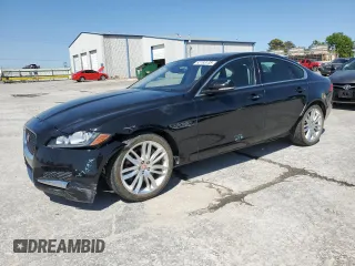 2016 Jaguar XF 35t Prestige with VIN SAJBE4BV5GCY03875, listed as a Copart auction lot 52793135 with 54,202 mi miles and Salvage Title. Bid and sale history available at carsss.com. Image 1.