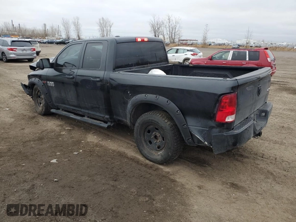 2018 Ram 1500 Tradesman z VIN 1C6RR7FMXJS228777, wystawiony jako Copart lot #81035814 z przebiegiem 175 231 mil mil oraz Szkoda całkowita • Salvage title. Historia ofert i sprzedaży dostępna na DreamBid. Obrazek 2.