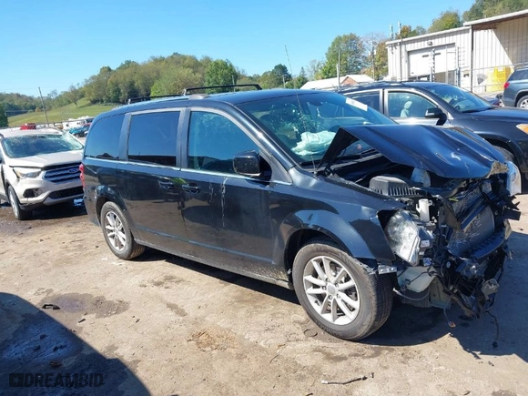 2019 Dodge Grand Caravan SXT with VIN 2C4RDGCG1KR748181, listed as a IAAI auction lot 40500817 with 90,794 mi miles. Bid and sale history available at carsss.com. Image 1.