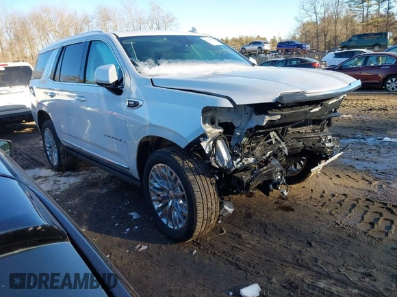 2024 GMC Yukon Denali with VIN 1GKS2DKL2RR285492, listed as a IAAI auction lot 41533302 with 7,769 mi miles. Bid and sale history available at carsss.com. Image 1.