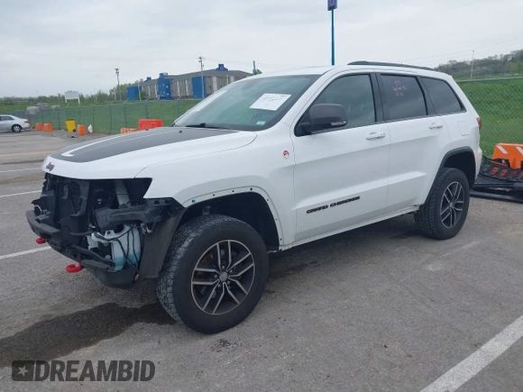 2017 Jeep Grand Cherokee Trailhawk with VIN 1C4RJFLG5HC803400, listed as a IAAI auction lot 42052250 with 108,374 mi miles and . Bid and sale history available at DreamBid. Image 18.