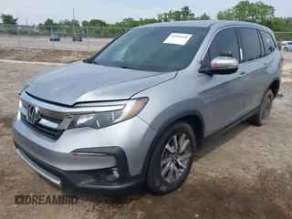 2021 Honda Pilot EX z VIN 5FNYF5H3XMB030112, wystawiony jako IAAI lot #42204148 z przebiegiem 96 182 mil mil oraz . Historia ofert i sprzedaży dostępna na DreamBid. Obrazek 2.