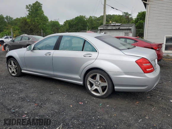 2011 Mercedes-Benz S 550 with VIN WDDNG8GBXBA371712, listed as a Copart auction lot 55656115 with 127,408 mi miles and Clean Title. Bid and sale history available at DreamBid. Image 2.