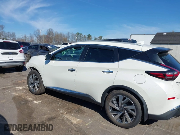 2020 Nissan Murano SL with VIN 5N1AZ2CJ7LN173771, listed as a IAAI auction lot 41829503 with 51,209 mi miles and . Bid and sale history available at DreamBid. Image 14.