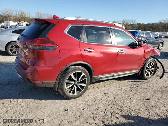 2017 Nissan Rogue SL with VIN 5N1AT2MT3HC830800, listed as a Copart auction lot 79901314 with 82,113 mi miles and Salvage Title. Bid and sale history available at carsss.com. Image 3.